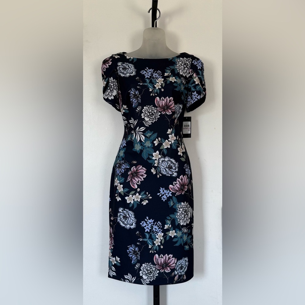 Floral Navy Multi Dress Jessica Howard brand new with tag